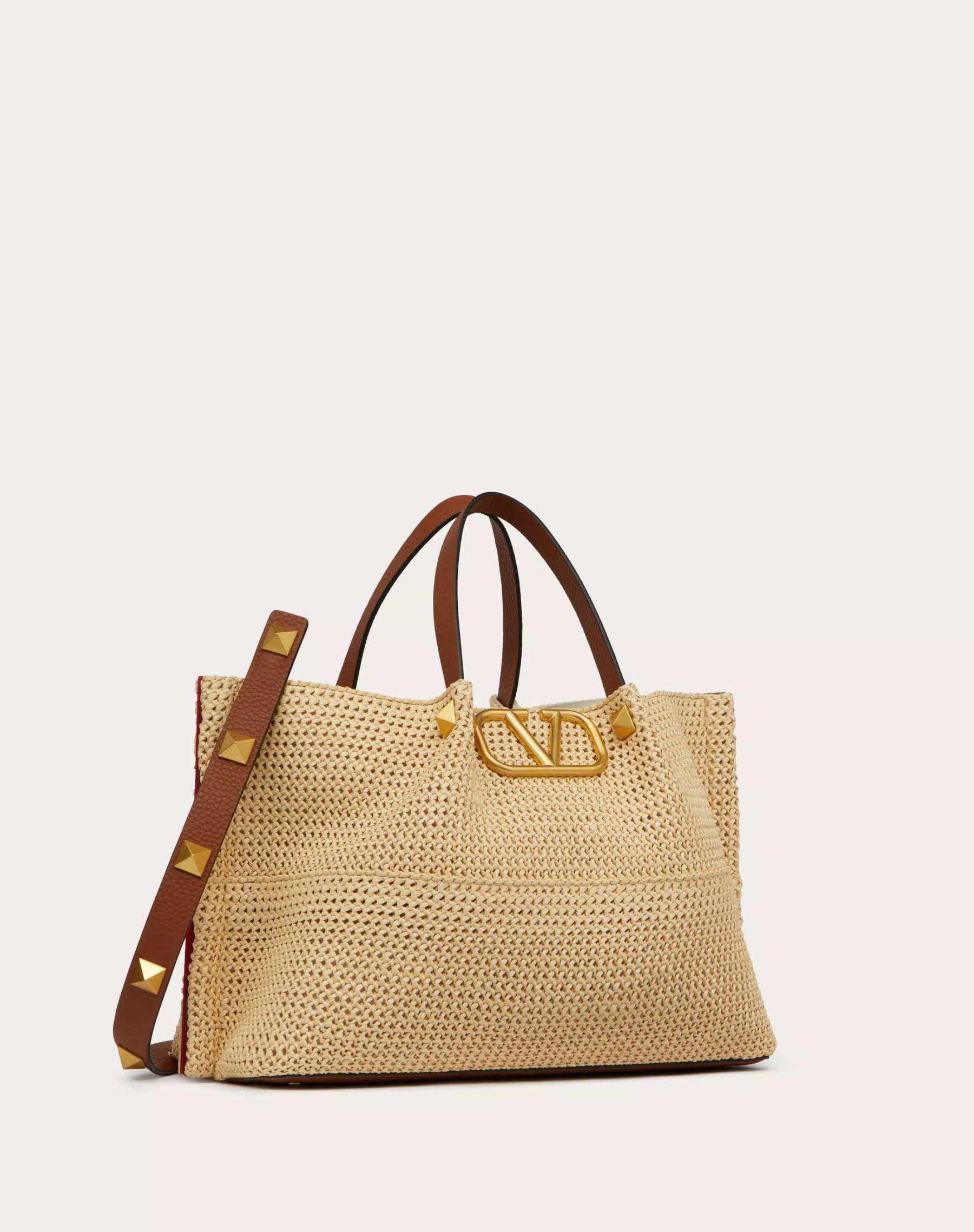 MEDIUM STRAW SUMMER TOTE